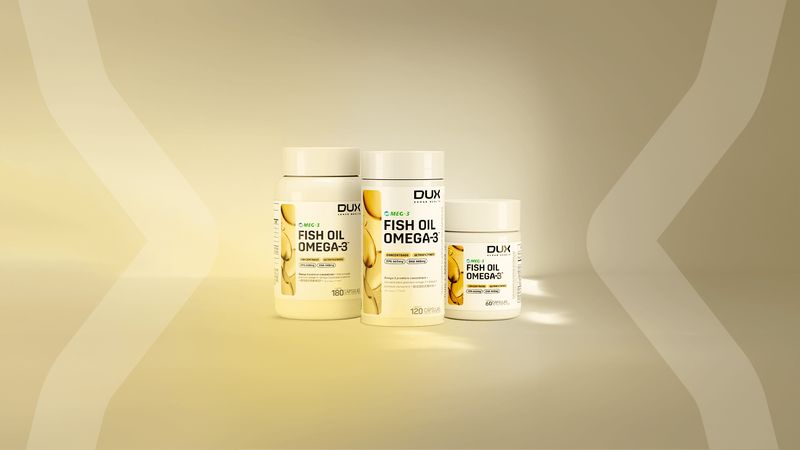 Fish Oil Ômega 3 Dux Nutrition 120 cápsulas