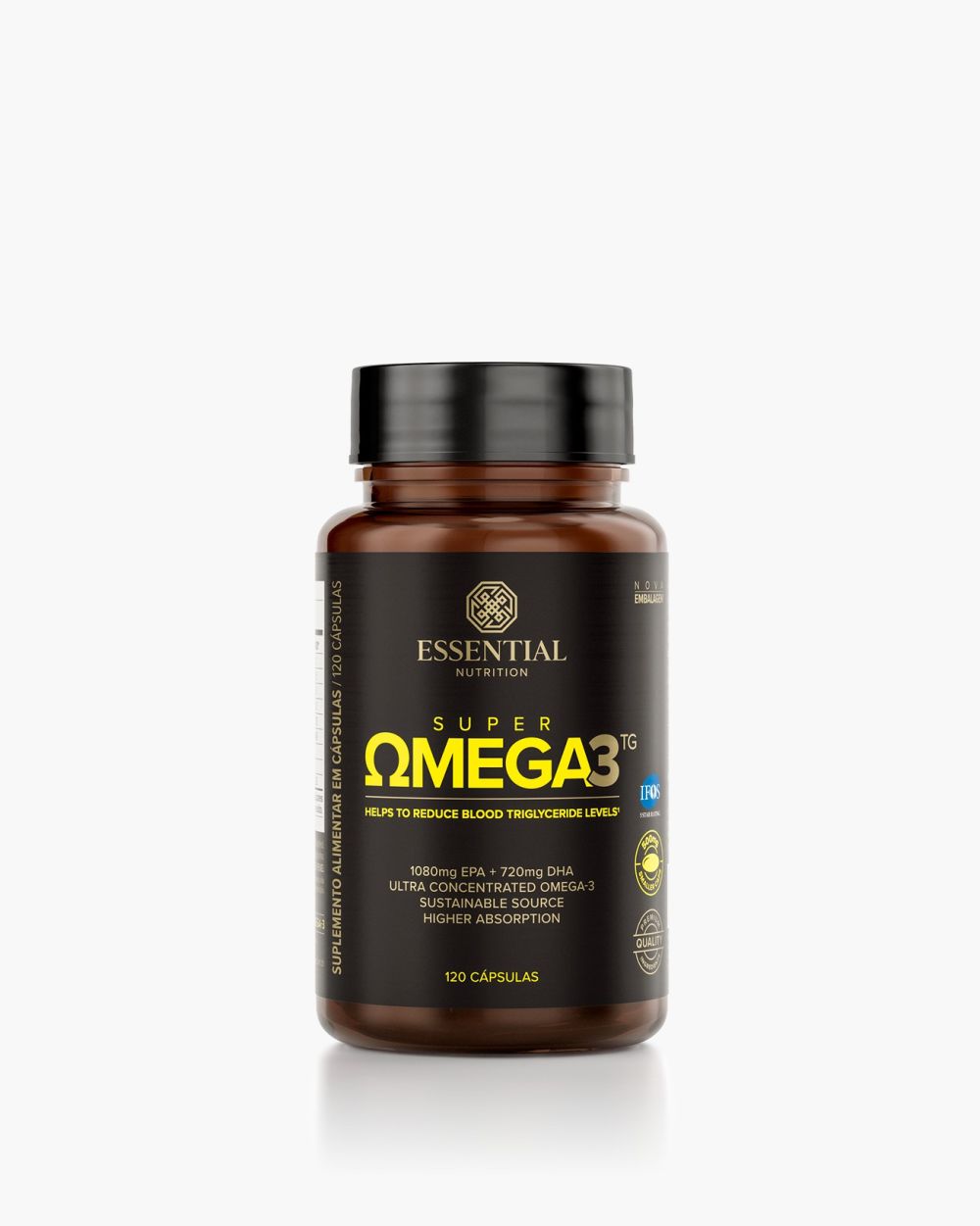 Ômega 3 Essential Nutrition 120 cápsulas