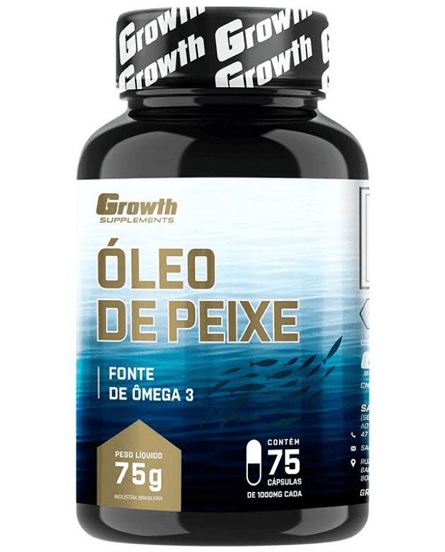 Ômega 3 EPA DHA Growth Supplements 120 cápsulas