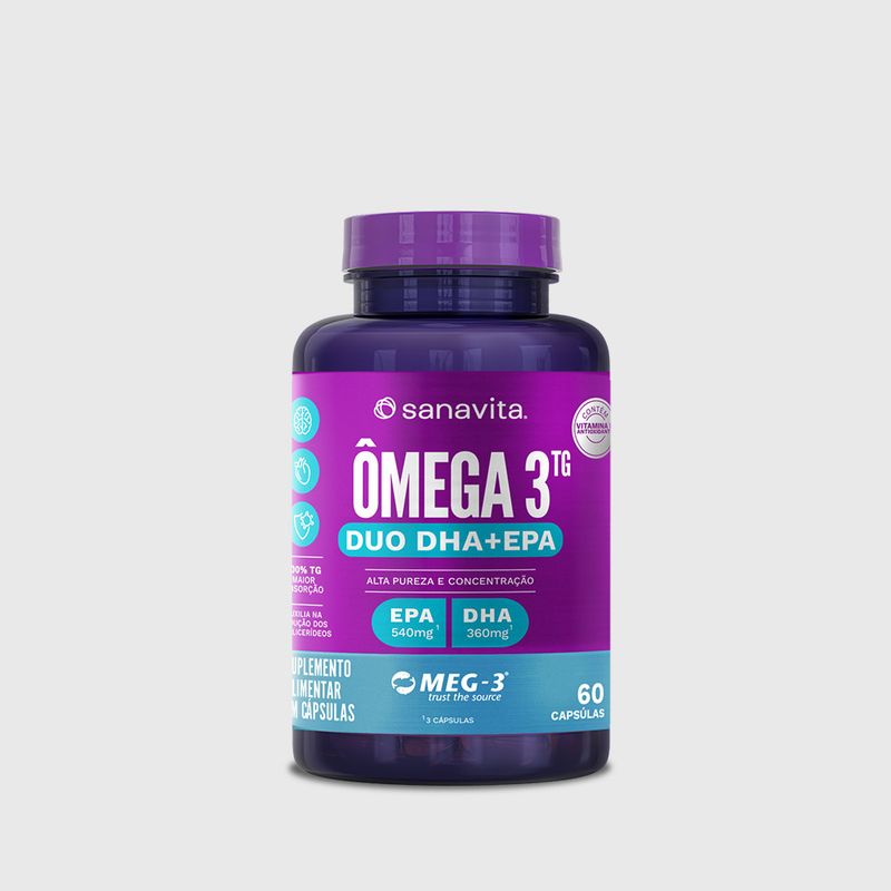 Ômega 3 TG Duo Sanavita 120 cápsulas