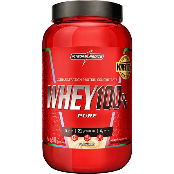 100% Whey Integral Médica 900g